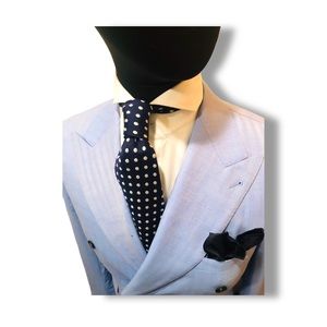 Vintage Colosseo Roma Poka Dot Necktie